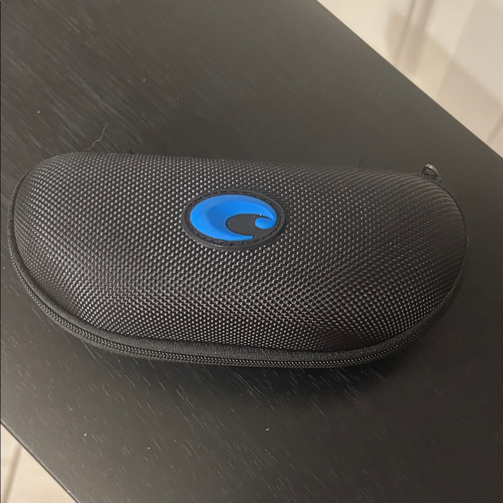 Costa Black Case with Blue Emblem